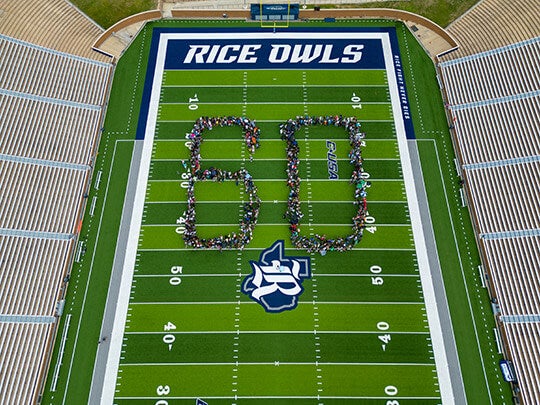 Rice University JFK 60 Spelfie