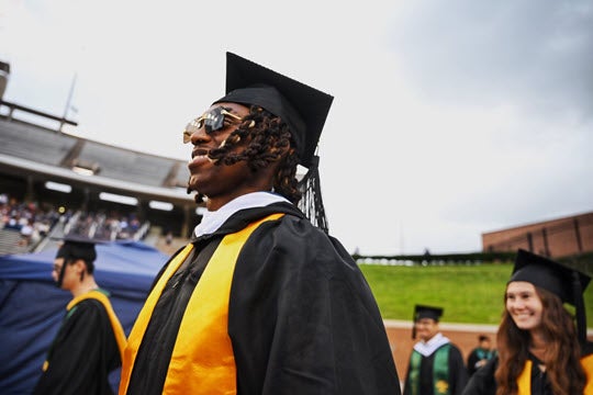 Students at the 111th Commencement