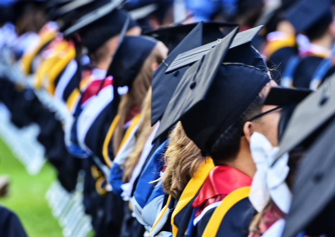 Students at the 111th Commencement